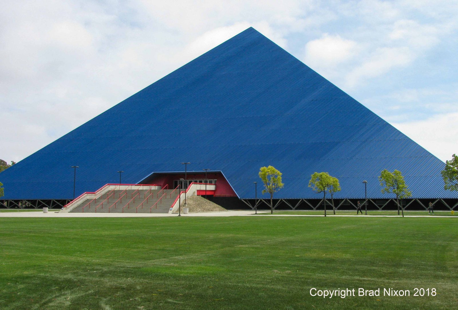 The Walter Pyramid at Cal State Long Beach